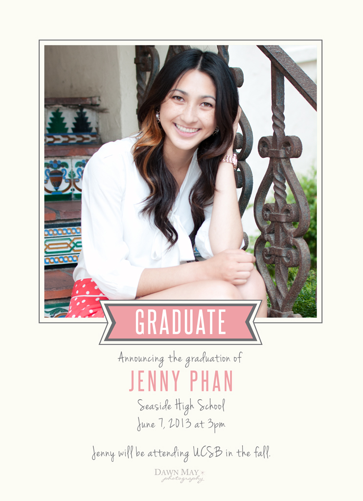 dmp website Jenny Phan Seaside High School Grad Announcement back